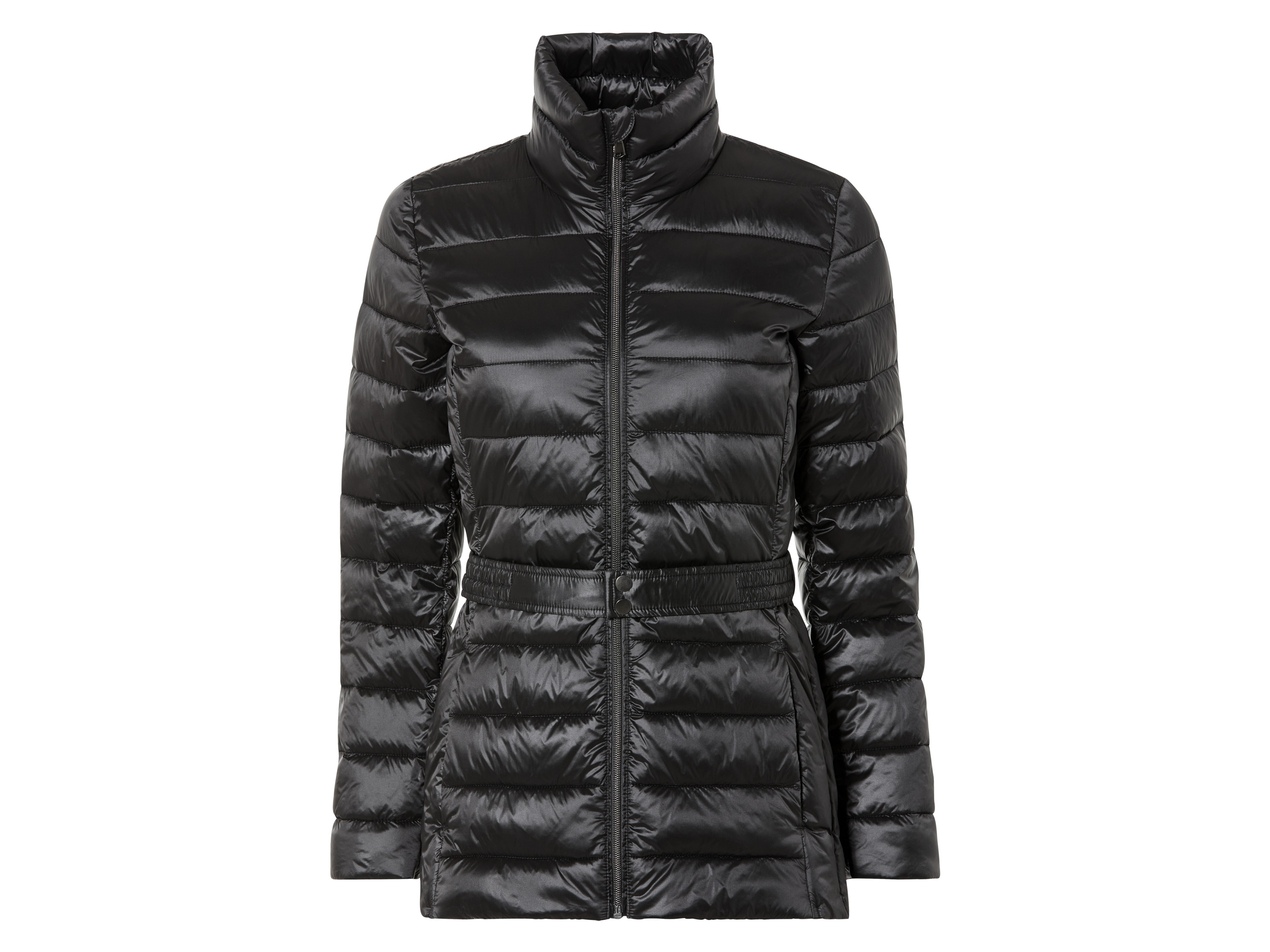 esmara® Lekka pikowana kurtka damska, wiatroszczelna (Szary, XS (32/34))