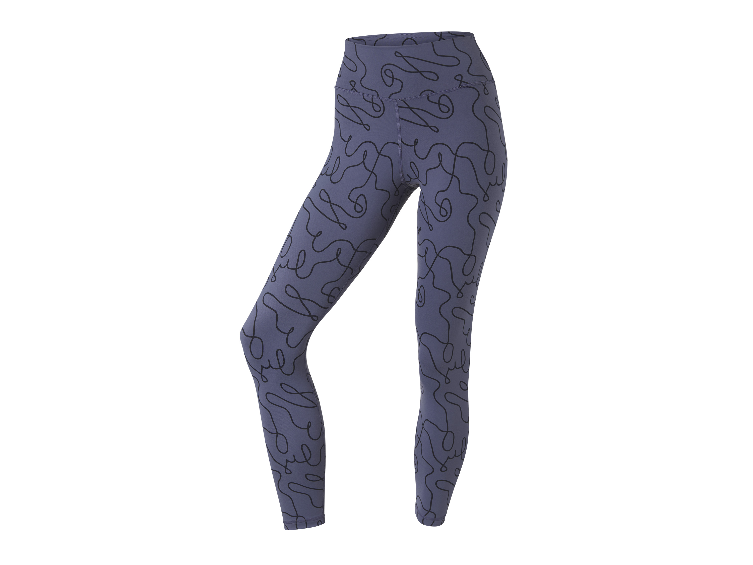 CRIVIT Legginsy damskie "Perfect Shape Yoga" (Niebieski, L (44/46)) miniaturka