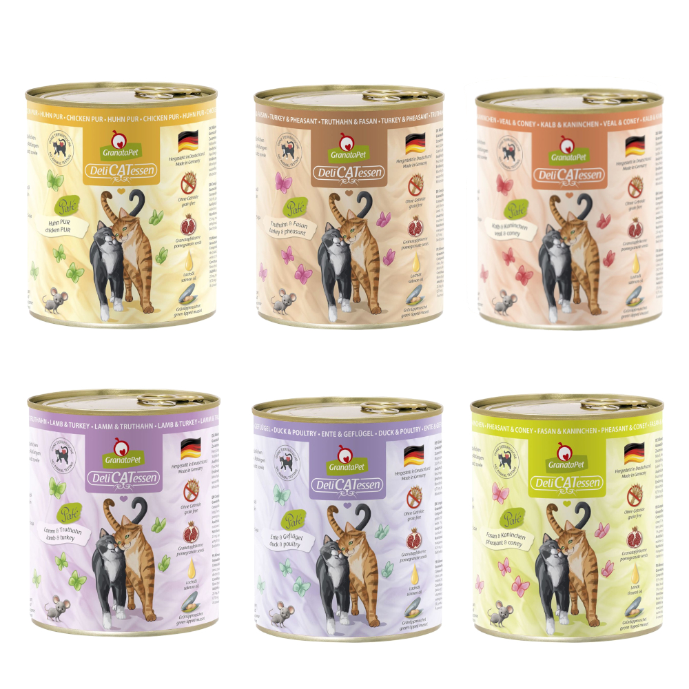 Pakiet próbny GranataPet DeliCatessen, 6 x 800 g - Pakiet próbny III, bez ryby