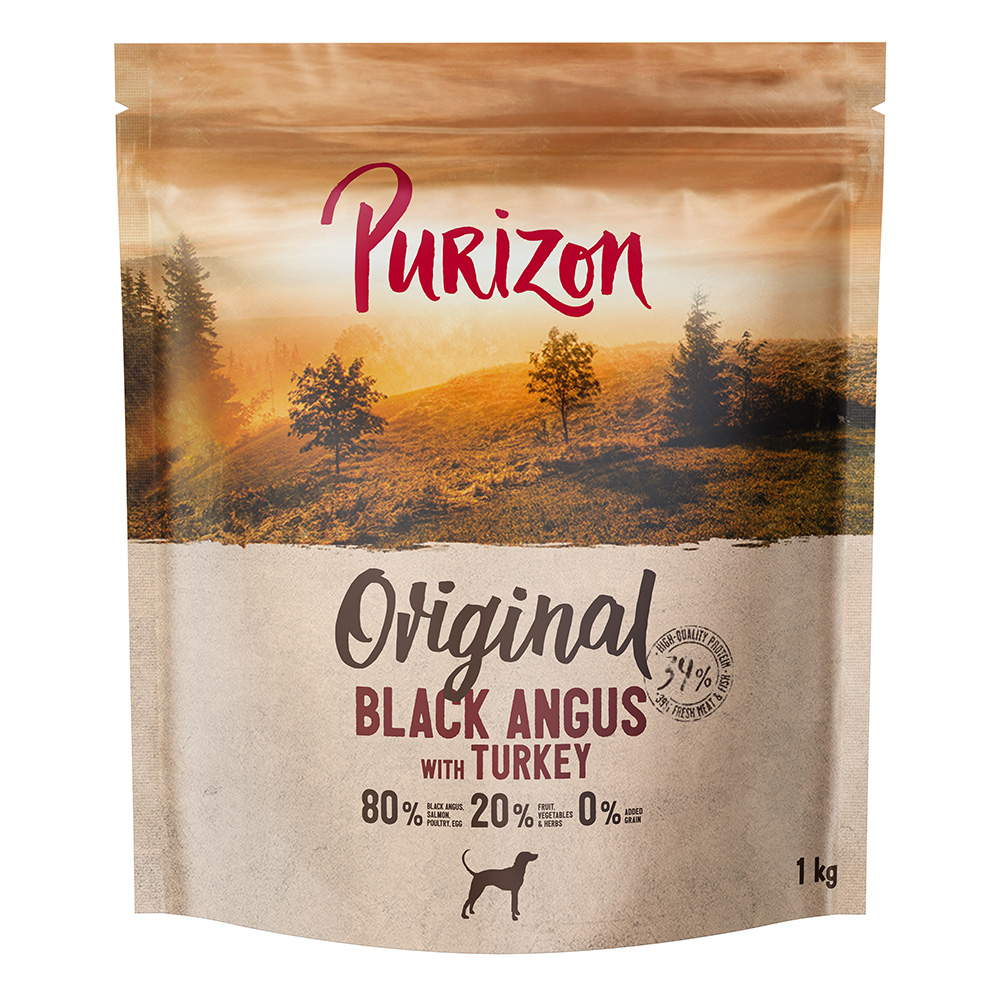 Purizon Adult, wołowina Black-Angus i indyk, bez zbóż - 1 kg
