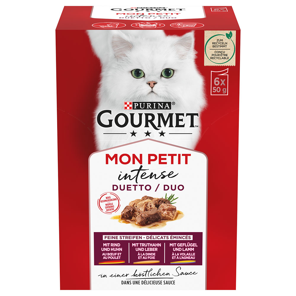 Pakiet mieszany Gourmet Mon Petit, 24 x 50 g - Pakiet mieszany mięsny