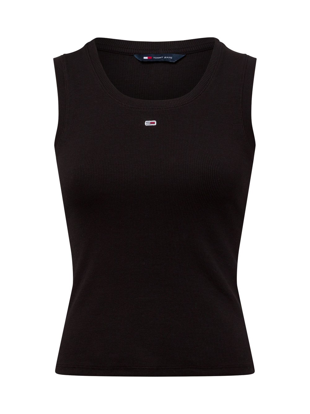 Tommy Jeans Damski podkoszulek Kobiety Bawełna czarny, S