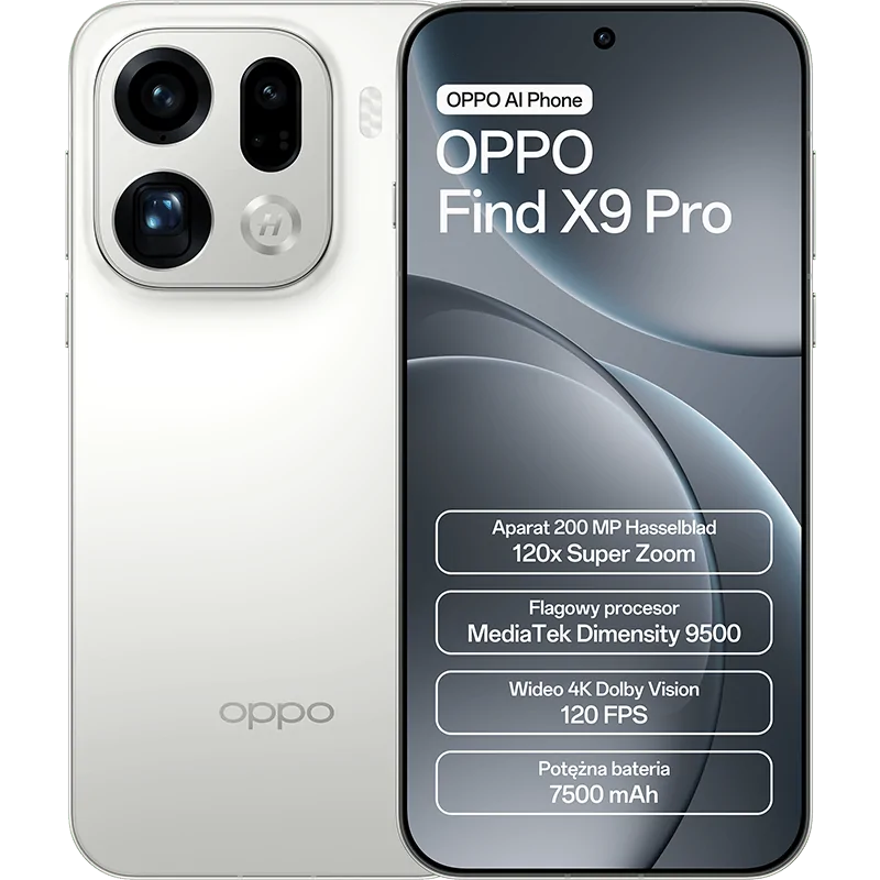 OPPO Find X9 Pro 5G 16/512 GB Biały