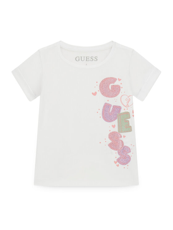 Guess T-Shirt K6GI05 K6YW4 Biały Regular Fit