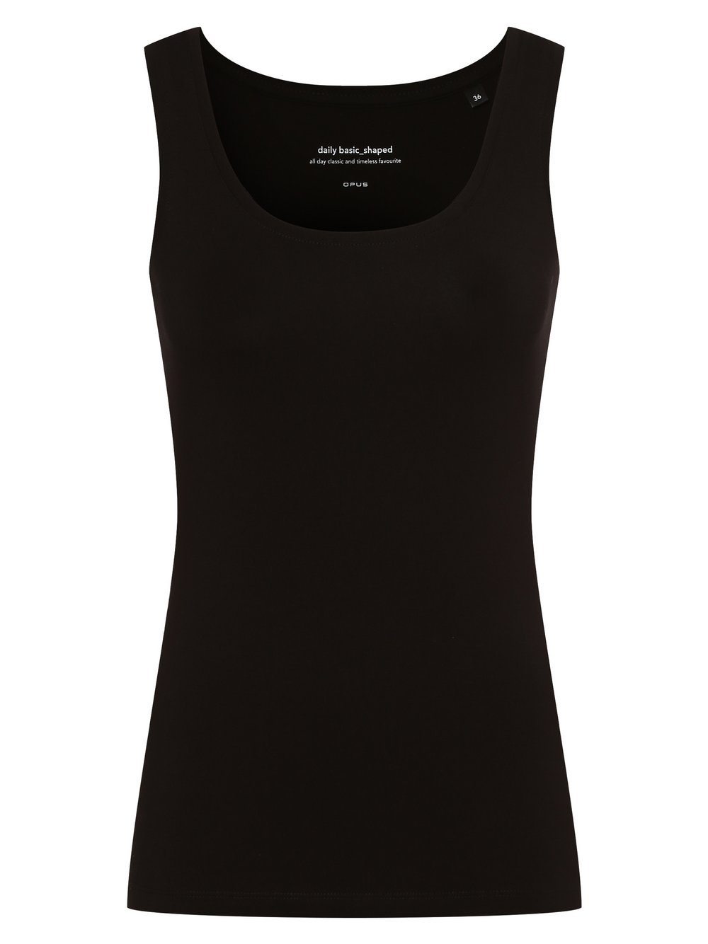 Opus Top damski Kobiety Bawełna czarny, 40