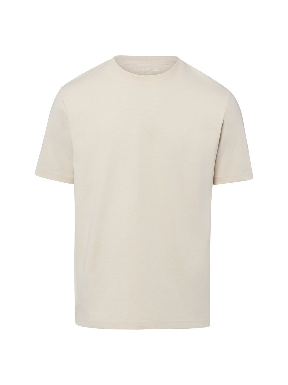 Marc O'Polo T-shirt męski Mężczyźni Bawełna beżowy, XL
