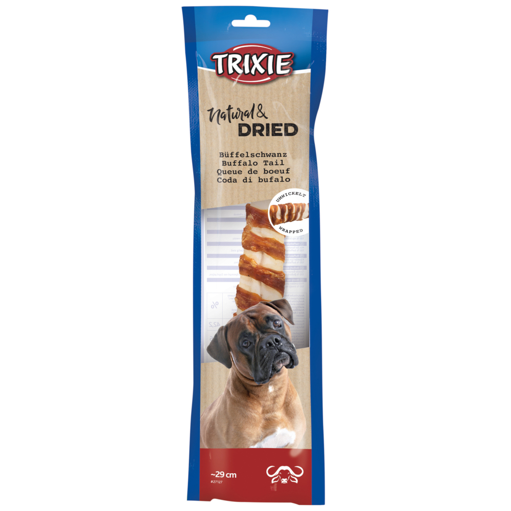 Trixie Natural & Dried, ogon bawoli - 6 szt.