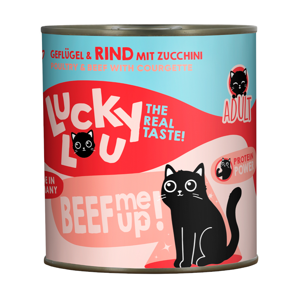 Lucky Lou Adult, 800 g - Drób i wołowina
