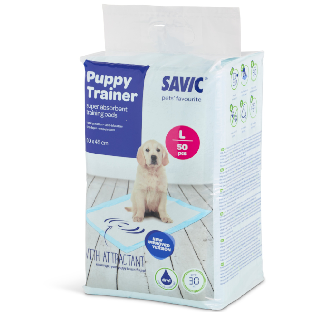 Puppy Trainer Pads wkładki do kuwety i transportera - L, 50 szt.
