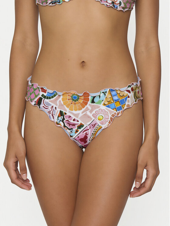 Seafolly Dół od bikini Beach Bohème 40758-300 Różowy