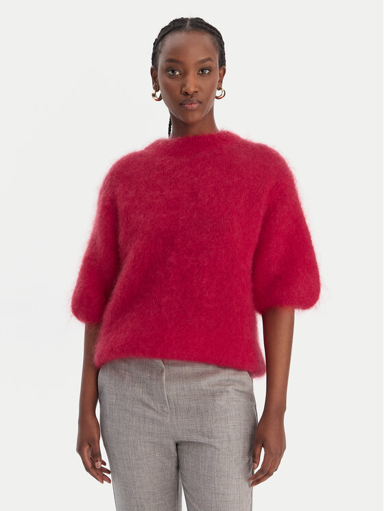 Dixie Sweter M277Y101A Czerwony Relaxed Fit