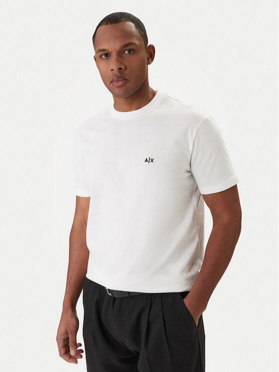 Armani Exchange T-Shirt XM001568 AF10358 U0009 Biały Regular Fit