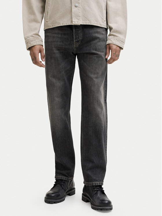 Jack & Jones Jeansy Chris 12294332 Czarny Loose Leg