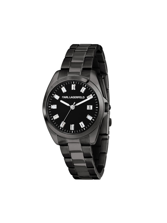 KARL LAGERFELD Zegarek R0553101513 Czarny