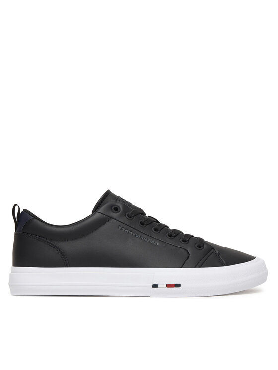 Tommy Hilfiger Sneakersy Harlem Street Lth FM0FM05708 Granatowy