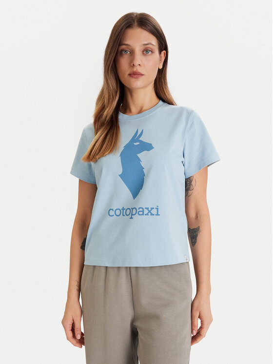Cotopaxi T-Shirt Llama F25474W1529 Błękitny Regular Fit