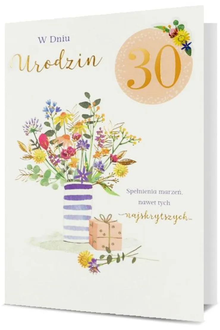 Karnet B6 Urodziny (wymienne cyfry) HM200-2449
