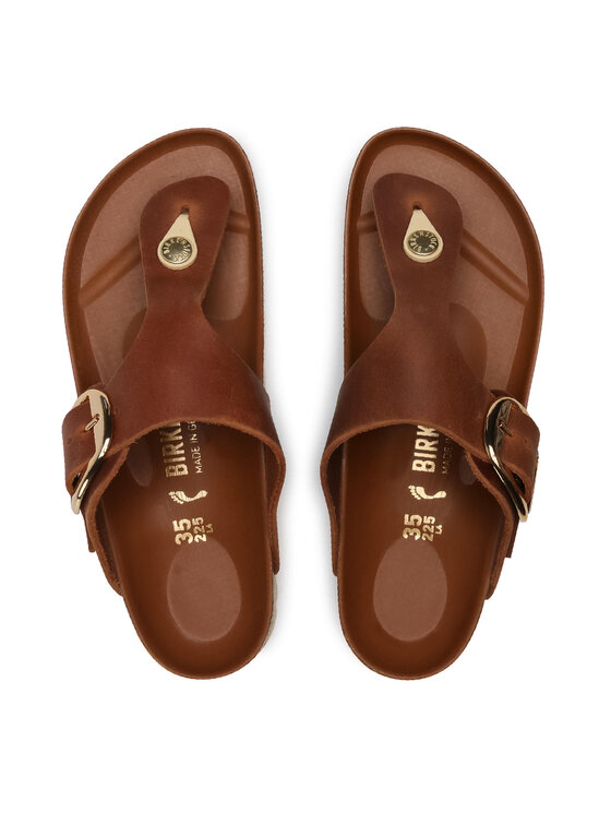 Birkenstock Japonki Gizeh Big Buckle 1018785 Brązowy