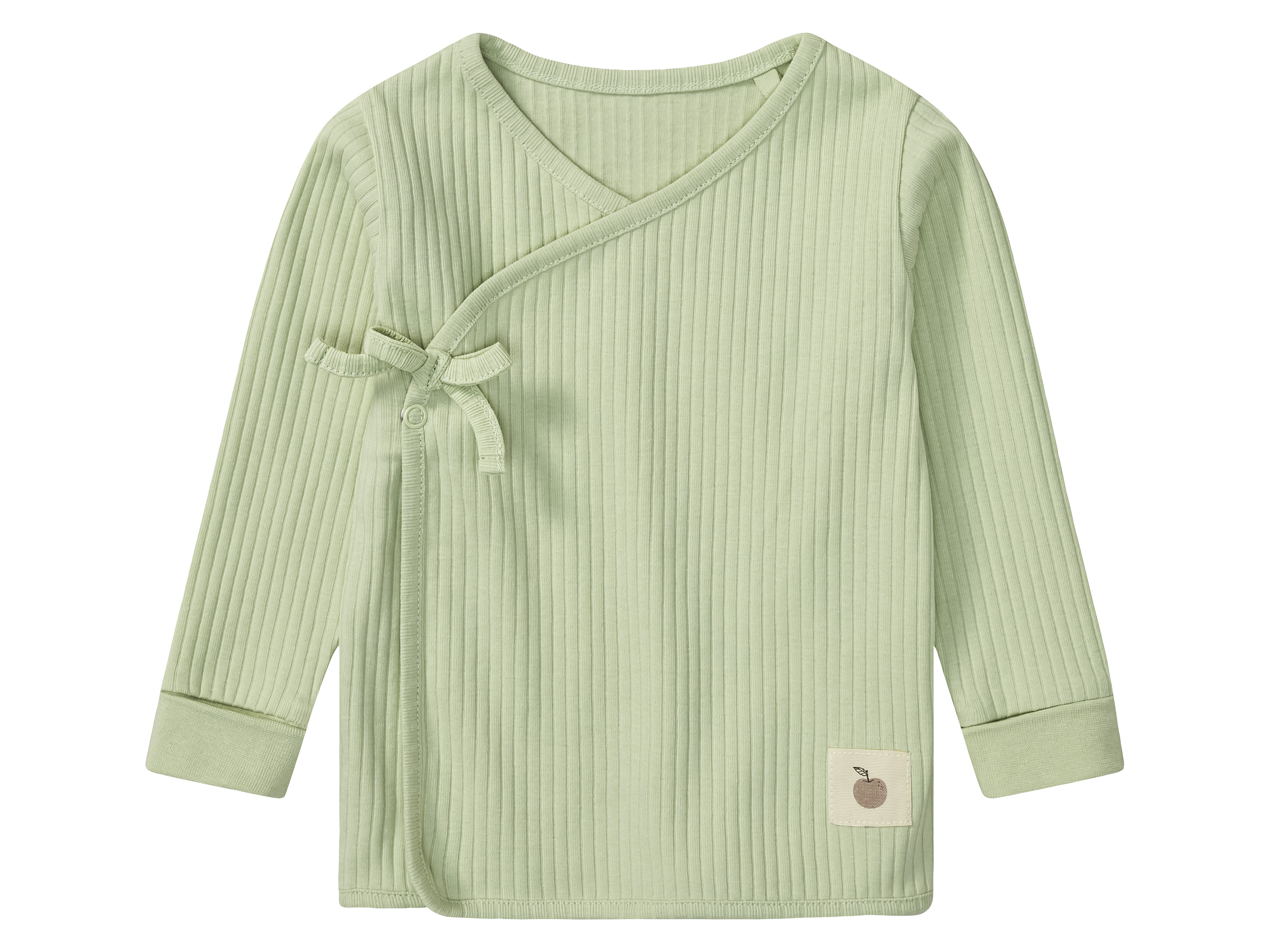 lupilu® Bluza zawijana niemowlęca z biobawełny (86/92, Miętowy) miniaturka