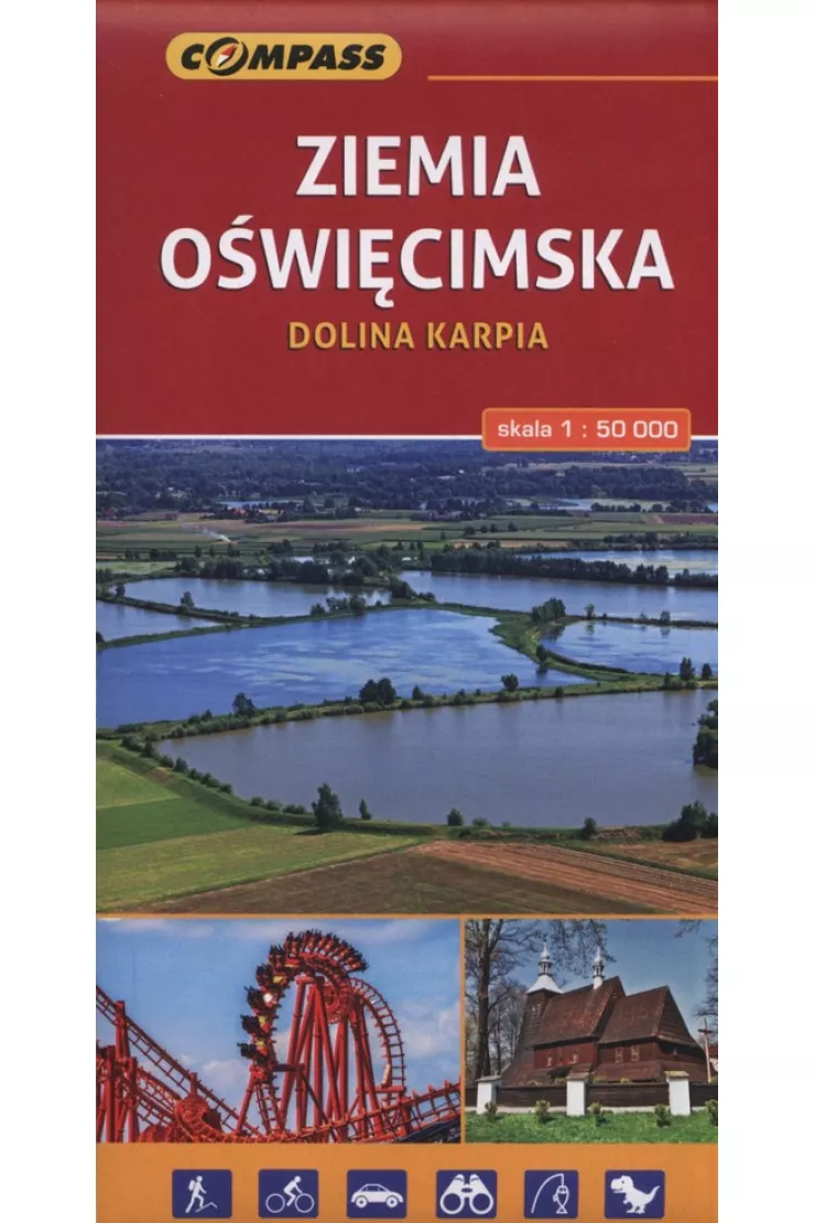 Mapy turystyczne Ziemia Oświęcimska. Dolina Karpia 1:50 000 miniaturka