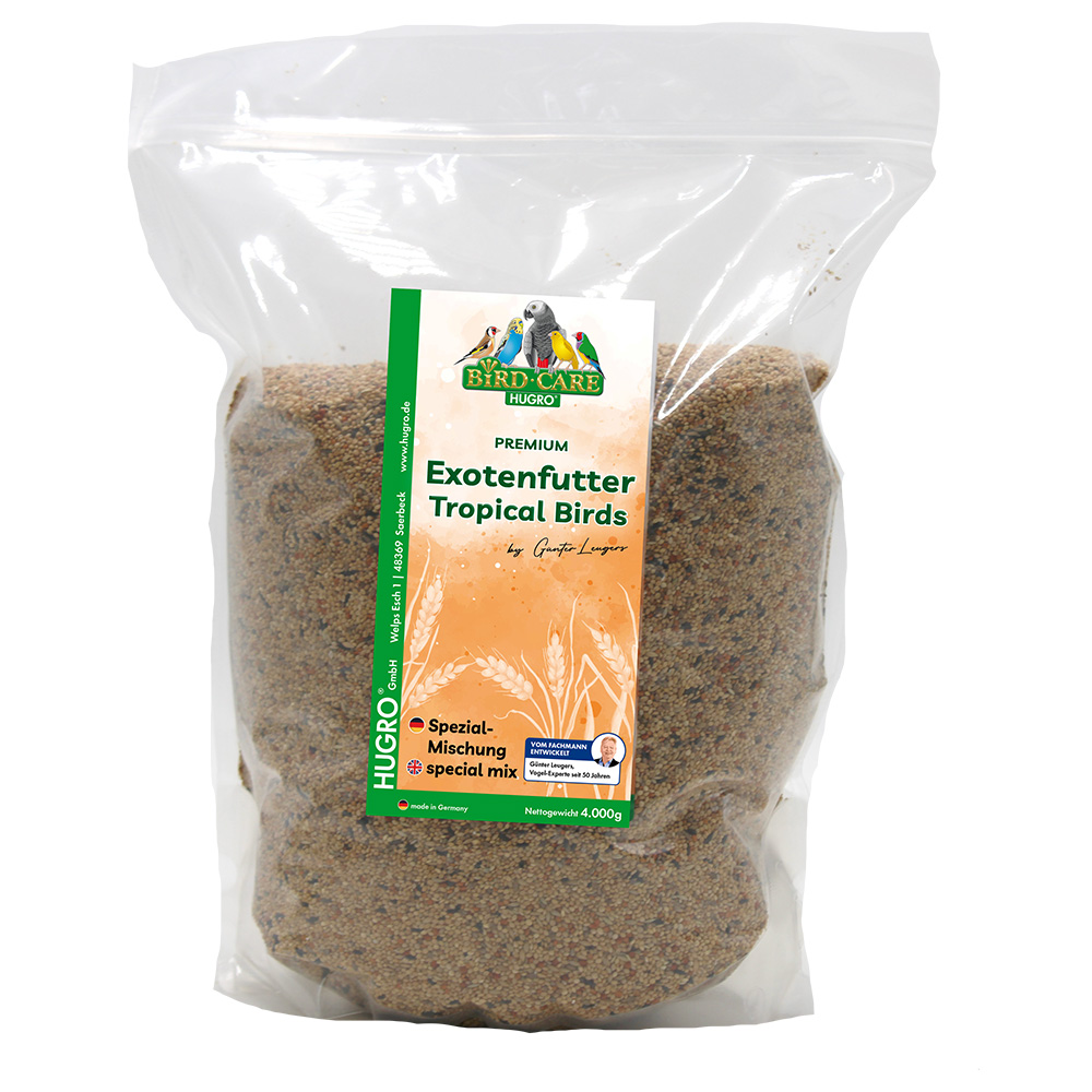 Hugro pokarm dla ptaków egzotycznych "Super" - 2 x 4 kg