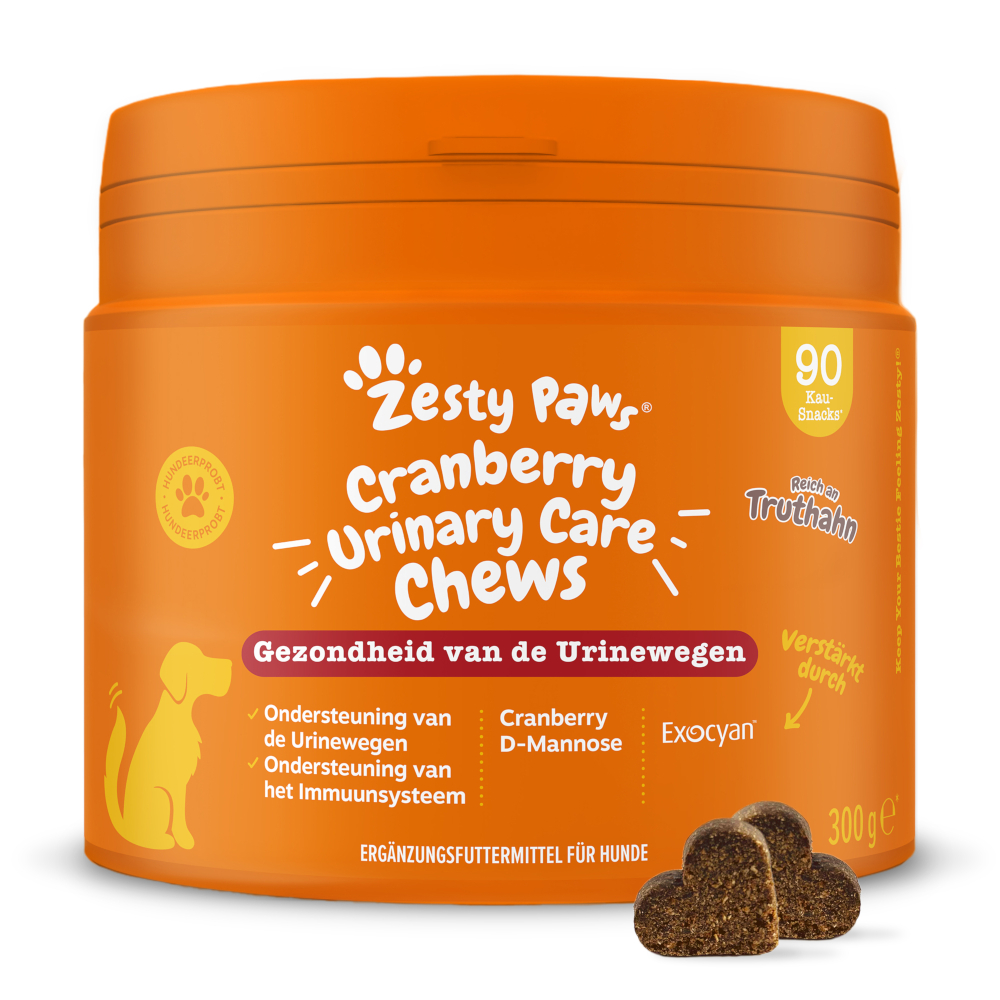 Zesty Paws Urinary Care Chews, z żurawiną - 90 tabletek do żucia