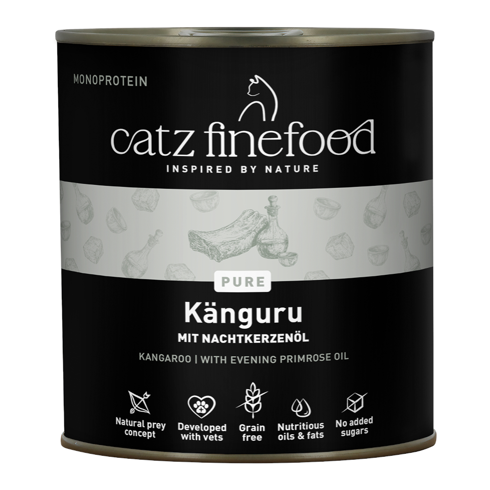 catz finefood Purrrr, 6 x 800g/750g - Kangur, 6 x 800 g