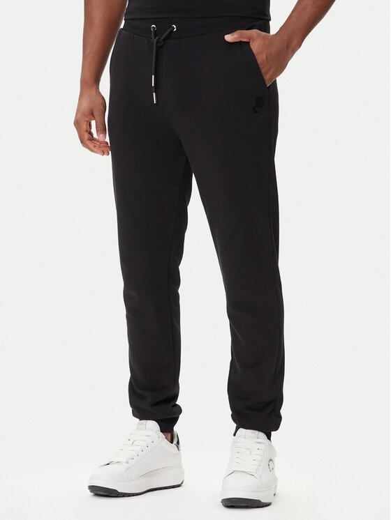 KARL LAGERFELD Spodnie dresowe 705752 500900 Czarny Regular Fit
