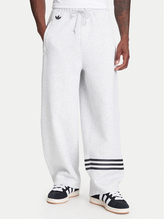 adidas Spodnie dresowe Neuclassics JW5443 Szary Loose Fit