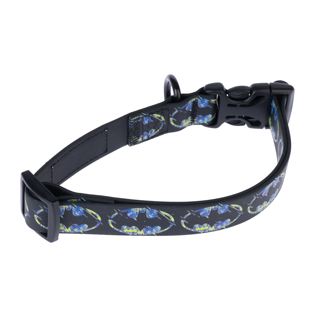 Obroża DC Batman, czarna - Rozmiar S: obw. szyi 25 - 36 cm, szer. 20 mm