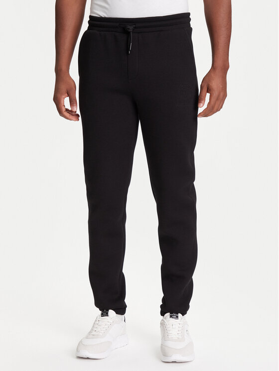 KARL LAGERFELD Spodnie dresowe 705041 553907 Czarny Regular Fit
