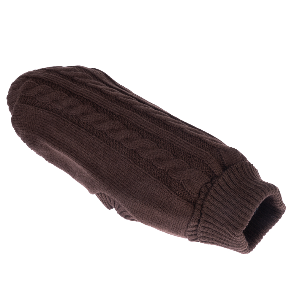 zooplus Basics sweter dla psa, brązowy - Dł. grzbietu ok. 35 cm miniaturka