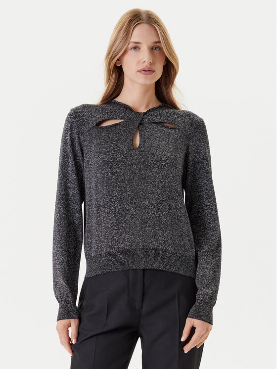 United Colors Of Benetton Sweter 1194D10C4 Szary Regular Fit