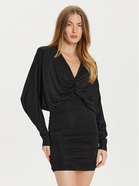 PINKO Sukienka koktajlowa 104501 A29I Czarny Regular Fit
