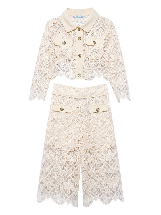 Abel & Lula Garnitur 5288 Beżowy Regular Fit