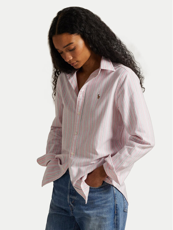 Polo Ralph Lauren Koszula 211970739502 Różowy Relaxed Fit