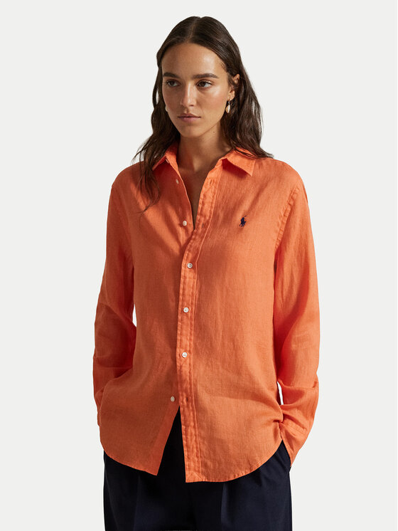 Polo Ralph Lauren Koszula 211970730500 Pomarańczowy Regular Fit