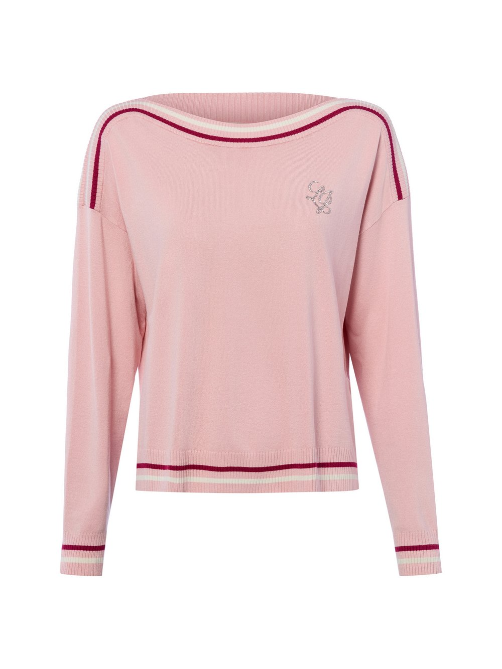 Liu Jo Collection Sweter damski z dzianiny Kobiety Sztuczne włókno różowy, M