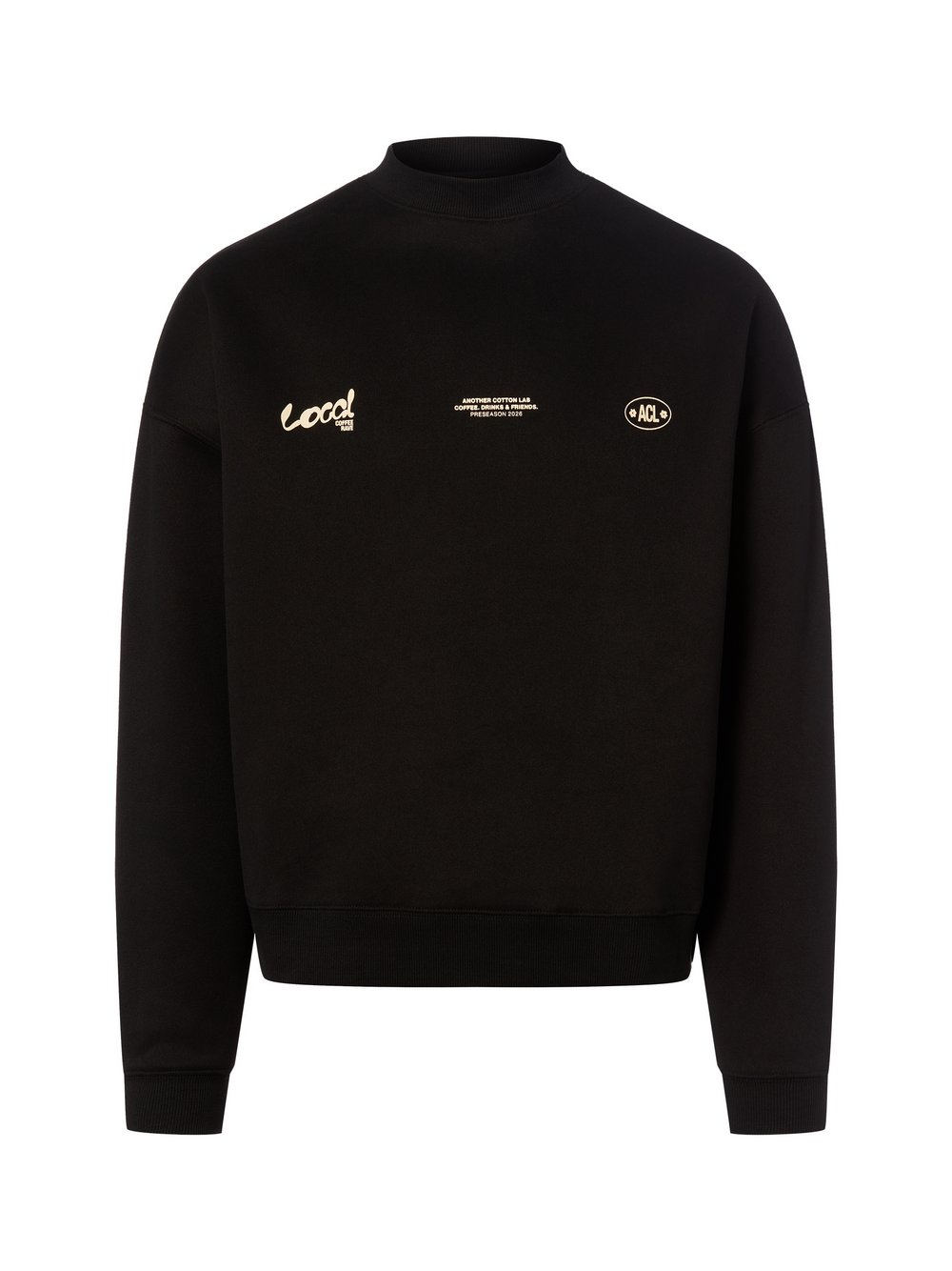 Another Cotton Lab Bluza męska - Local Rave Mężczyźni czarny, XL