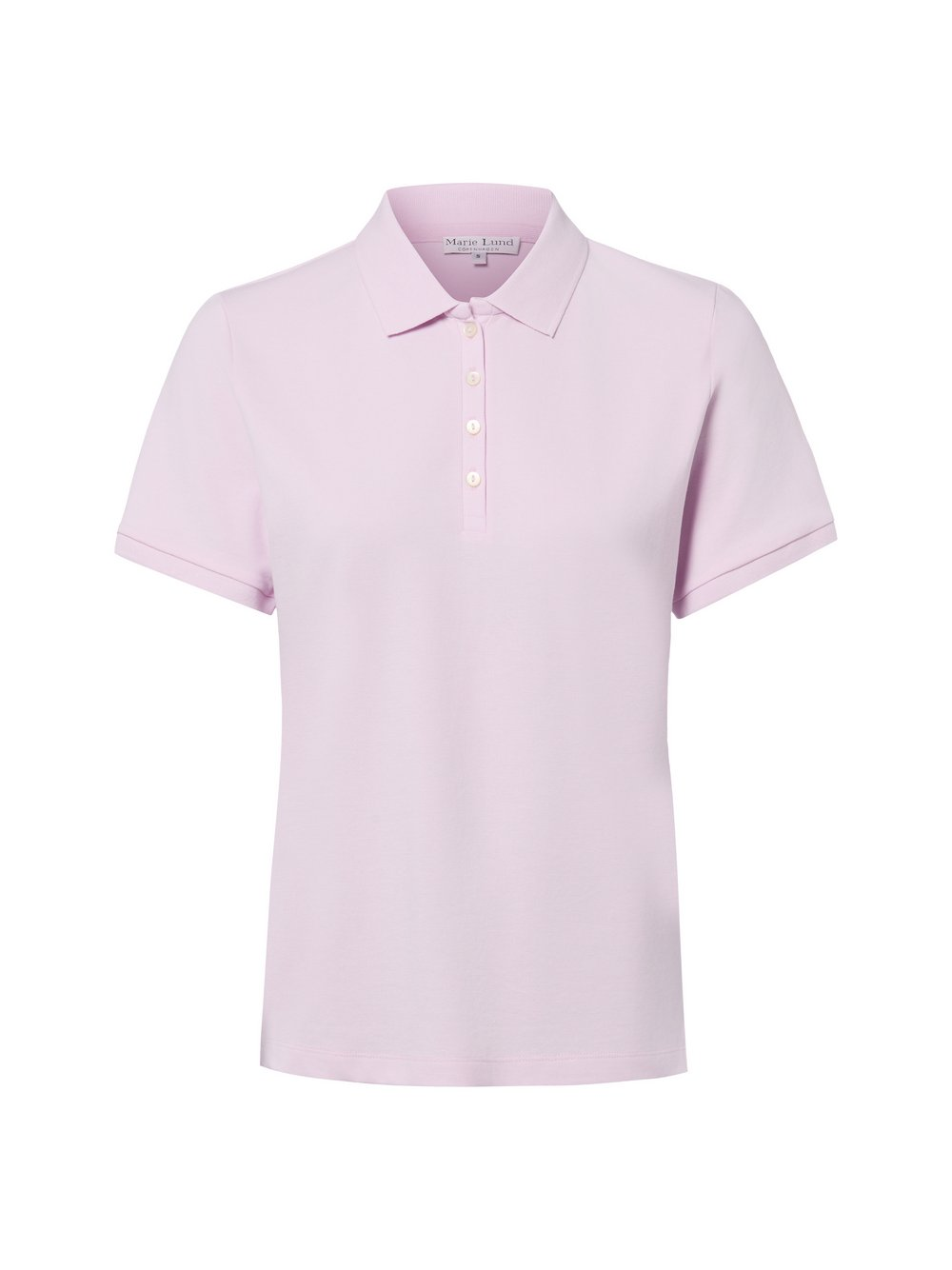 Marie Lund Damska koszulka polo Kobiety Bawełna lila, XL