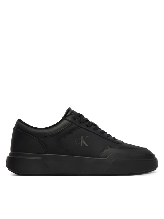 Calvin Klein Sneakersy Chunky Cups Laceup Oxf Mix Mat HM0HM02326 Czarny