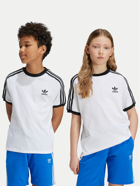 adidas T-Shirt 3-Stripes JE0515 Biały Regular Fit