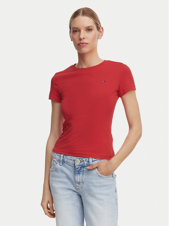 Tommy Jeans Komplet t-shirtów DW0DW22175 Kolorowy Slim Fit