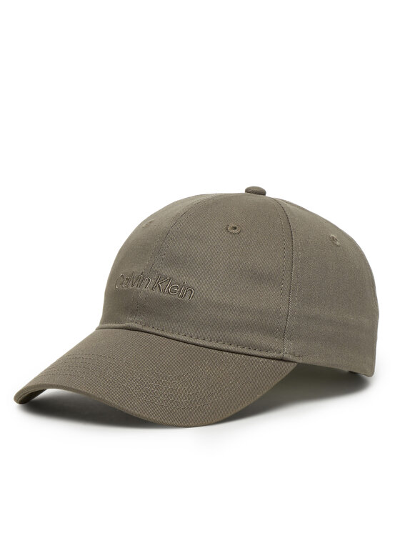 Calvin Klein Czapka z daszkiem Logo Embroidery Baseball Cap LV04D5003G Szary