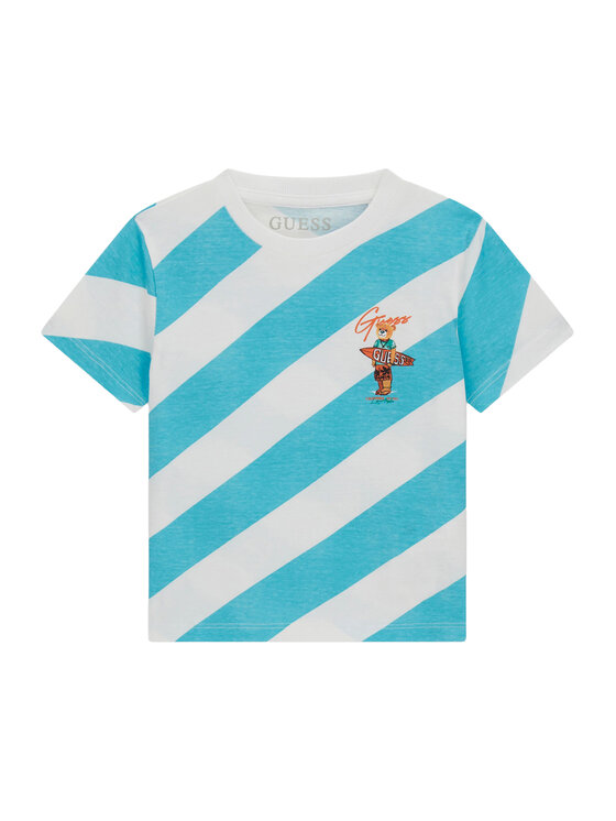Guess T-Shirt N6GI05 K8HM4 Kolorowy Relaxed Fit