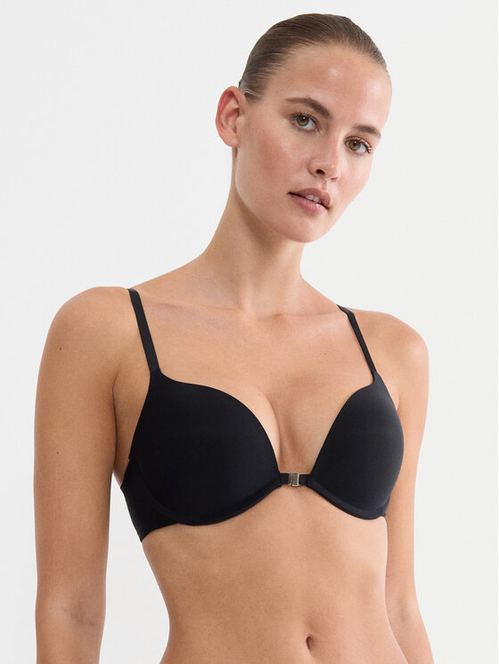 Triumph Biustonosz push-up Pure Micro 10226410 Czarny