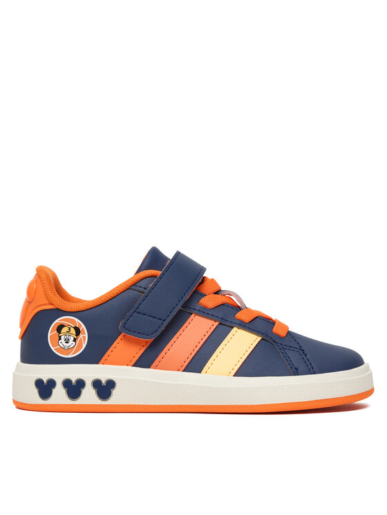 adidas Sneakersy Grand Court Mickey El K JS2345 Granatowy