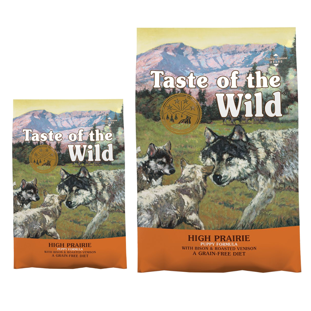 12,2 kg + 2 kg gratis! Taste of the Wild, karma sucha dla psa, 14,2 kg - High Prairie Puppy