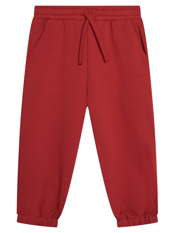 United Colors Of Benetton Spodnie dresowe 3J68GF04Z Czerwony Regular Fit