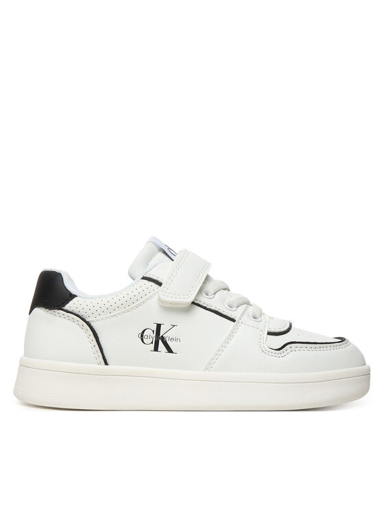 Calvin Klein Sneakersy Low Cut Lace-Up/Velcro V1X9-83278-1355 S Biały